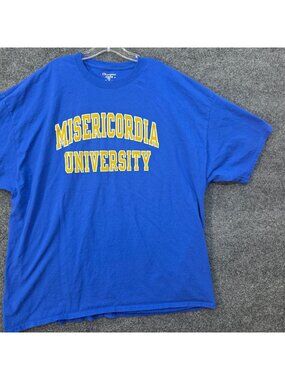 Champion Graphic Tee 3XL Blue Mis University Retro Athleisure Streetwear Sporty